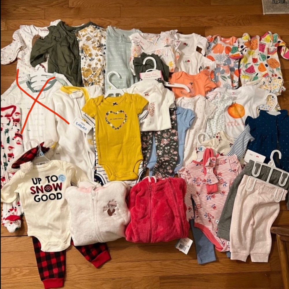 Baby clothes lot